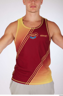 Darren dressed red-yellow tank top sports upper body 0001.jpg